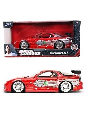  Mô hình xe Fast & Furious Dom's 1993 Mazda RX-7 tỉ lệ 1:24 Jda Toys 98338 
