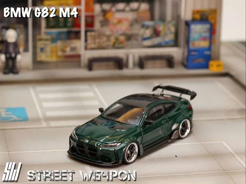  Mô hình xe BMW G82 M4 hợp kim tỉ lệ 1:64 Street Weapon OT64278 