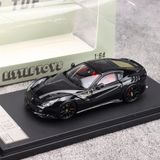  Mô hình xe Ferrari F12 TDF black version mở được capo tỉ lệ 1:64 Little Toys OT64410 