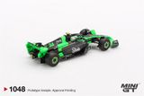  Mô hình xe đua Kick Sauber C44 #24 Guanyu Zhou 2024 F1 2024 Chinese GP card tỉ lệ 1:64 MiniGT MGT01048-BL 