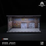  Mô hình trưng bày mô phỏng Car Repair Shop Model C tỉ lệ 1:64 More Art MO916004 