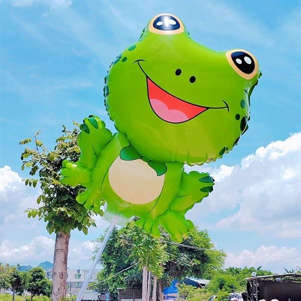  Bong bóng hình thú siêu nhân hoa mặt cười trang trí cho bé size trung [Có cây cầm] 