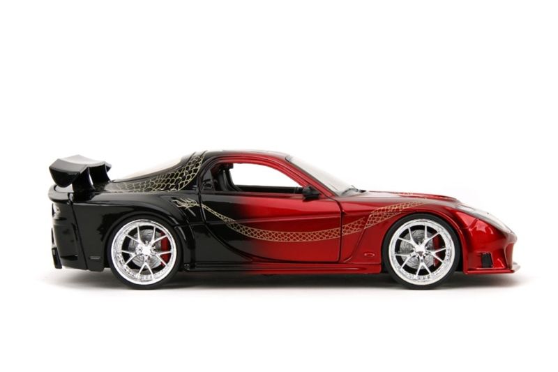  Mô hình xe 1995 Mazda RX7 Widebody (Year of the Dragon) Pink Slips tỉ lệ 1:24 Jada Toys 35194 