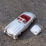  Mô hình xe Mercedes Benz 300SL 1957 mui trần Silver 1:18 Norev OT067 