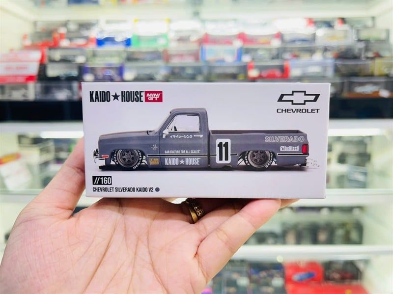 [Hàng Loose] Mô hình xe Chevrolet Silverado KAIDO V2 tỉ lệ 1:64 KHMG160L 