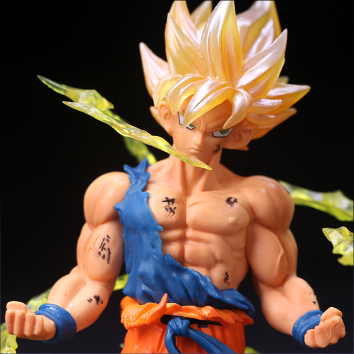  Mô hình nhân vật Dragonball Songoku super saiyan 2 17cm FG225 