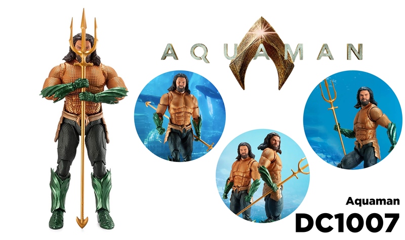  Mô hình nhân vật DC Aquaman Form Aquaman and The Lost Kingdom tỉ lệ 1:9 19CM FondJoy FG280 