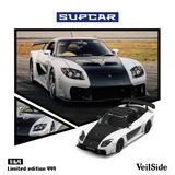  Mô hình xe Mazda RX7 Veilside white limited 999pcs tỉ lệ 1:64 Supcar SC64041 