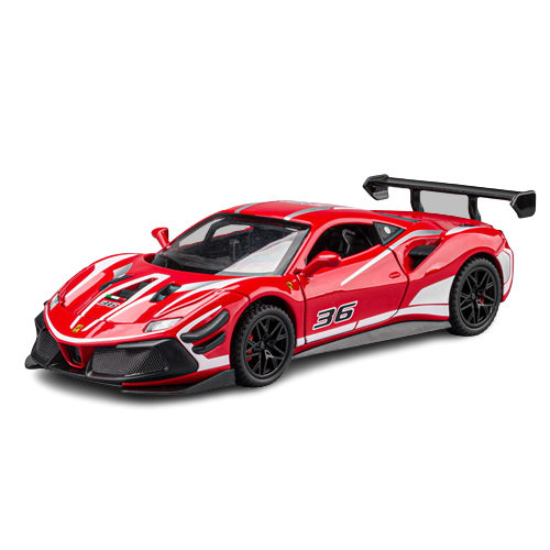  Mô hình xe Ferrari 488 Challenge EVO 2020 No.36 Racing tỉ lệ 1:32 Alloy model 8155 