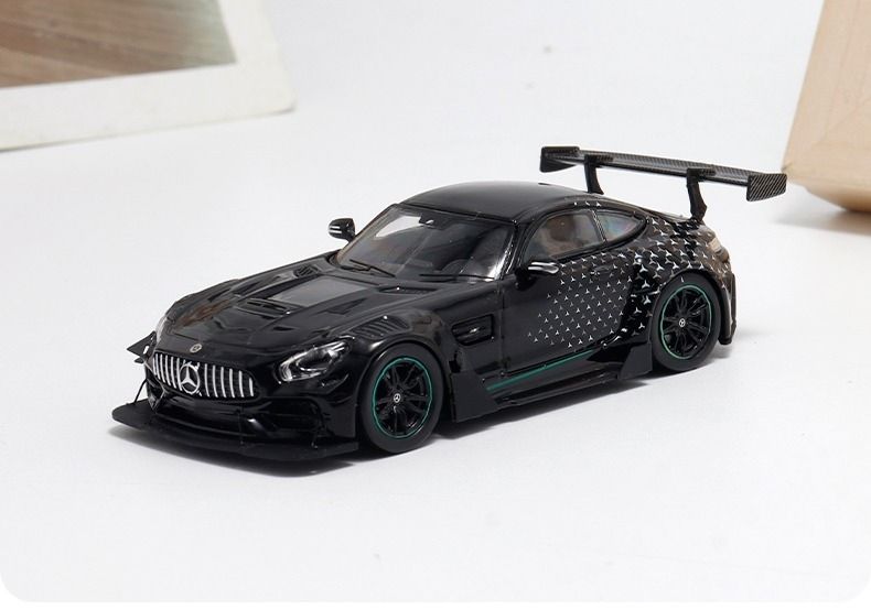  Mô hình xe Mercedes-AMG GTS Carbonerre Widebody Kit Version tỉ lệ 1:64 BSC Model OT64229 
