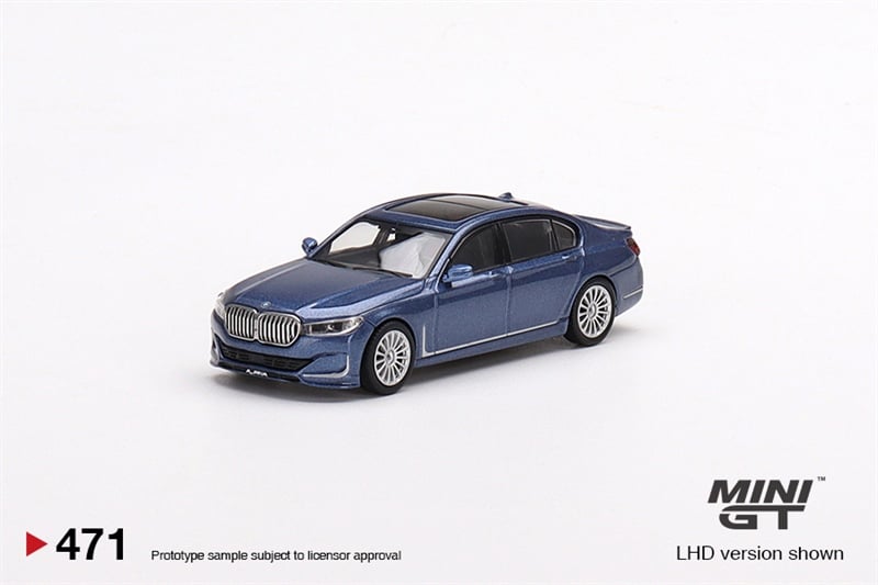  Mô hình xe BMW Alpina B7 xDrive Alpina Blue Metallic tỉ lệ 1:64 MiniGT 