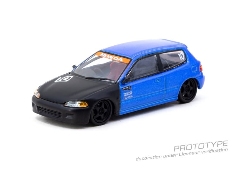 Mô hình xe Honda Civic EG6 10th Anniversary tỉ lệ 1:64 Tarmac Works x HOBBY64 T64-TL001-10TH 