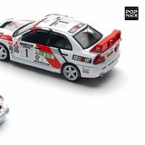  Mô hình xe Mitsubishi Lancer Evolution IV Winner tỉ lệ 1:64 Poprace PR640165 