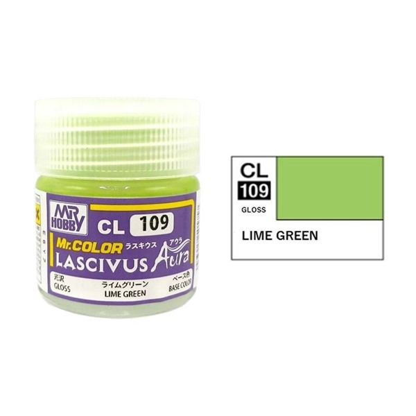 Lacquer CL109 Aura Lime Green Lascivus sơn mô hình Aura Xanh chanh Lascivus 10ml Mr.Hobby CL109 