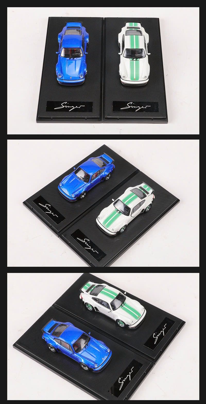  Mô hình xe Porsche Singer 930 Turbo có hộp mica tỉ lệ 1:64 Hobby Fans OT64018 