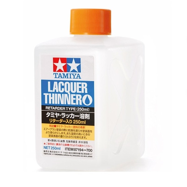  Dung dịch pha sơn Lacquer Thinner Retarder 250ml Tamiya 87194 