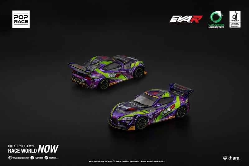  Mô hình xe Goodride Pandem Gr Supra Eva Rt Test Type-01 tỉ lệ 1:64 Poprace PR640311 