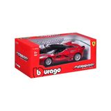  Mô hình xe Ferrari FXX K racing No.10 Rosso red không full kính tỉ lệ 1:24 Bburago 18-26301 OT24057 