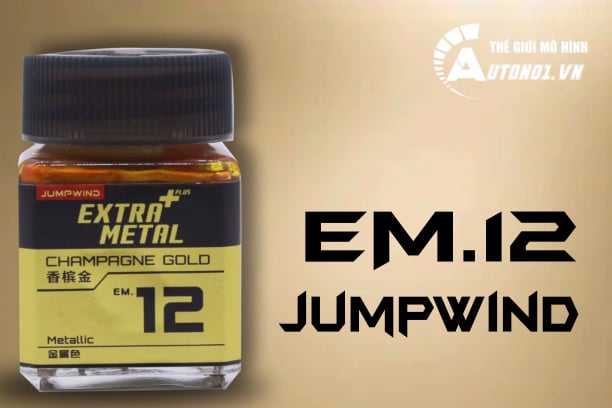  Lacquer em.12 champagne gold sơn mô hình màu vàng đồng 18ml Jumpwind EM12 