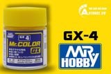  Lacquer gx4 chiana yellow gloss sơn mô hình màu vàng 18ml Mr.Hobby GX4 