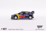  Mô hình xe ô tô Ford Puma Rally1 #42 M-Sport Ford WRT 2022 Redbull tỉ lệ 1:64 MiniGT MGT00627-CH 