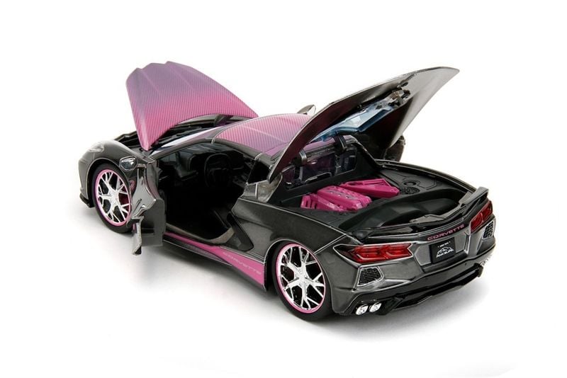  Mô hình xe 2020 Chevrolet Corvette Stingray Pink Slips tỉ lệ 1:24 Jada Toys 34848 