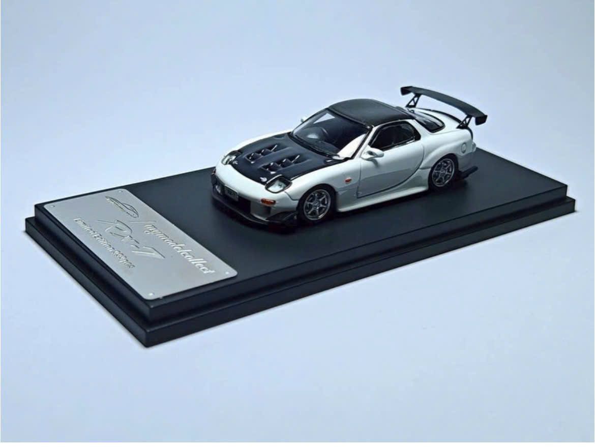  Mô hình xe Mazda rx-7 Mk3 FD3S limited 999pcs tỉ lệ 1:64 Mymodelcollect OT64462 
