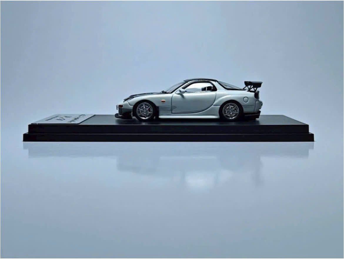  Mô hình xe Mazda rx-7 Mk3 FD3S limited 999pcs tỉ lệ 1:64 Mymodelcollect OT64462 