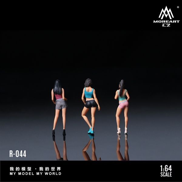  Mô hình nhân vật 3 figure Beautiful Girl tỉ lệ 1:64 More Art MO223044 