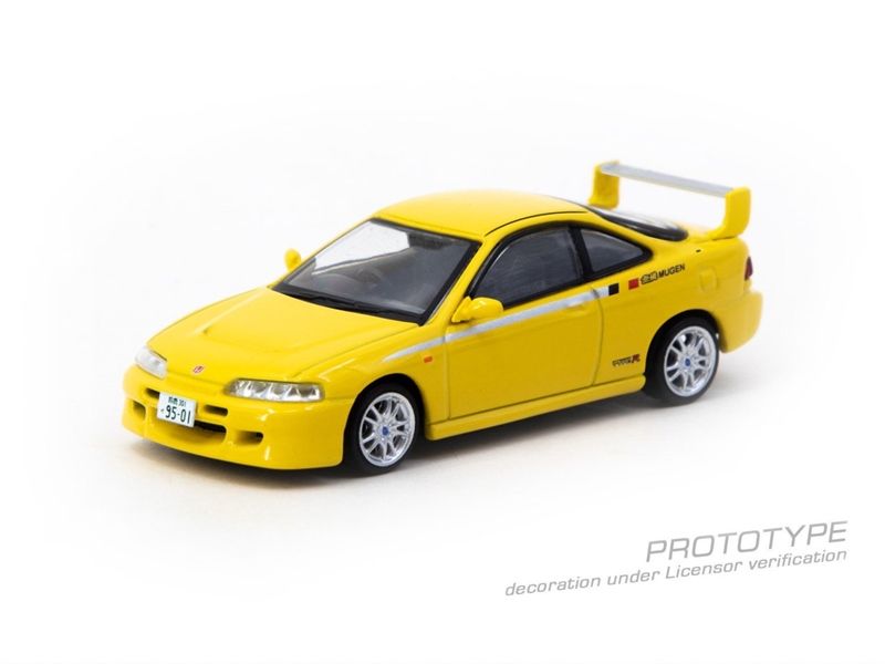  Mô hình xe Honda Integra TYPE R DC2 MUGEN Sunlight Yellow tỉ lệ 1:64 Tarmac Works T64G-TL059-YL 