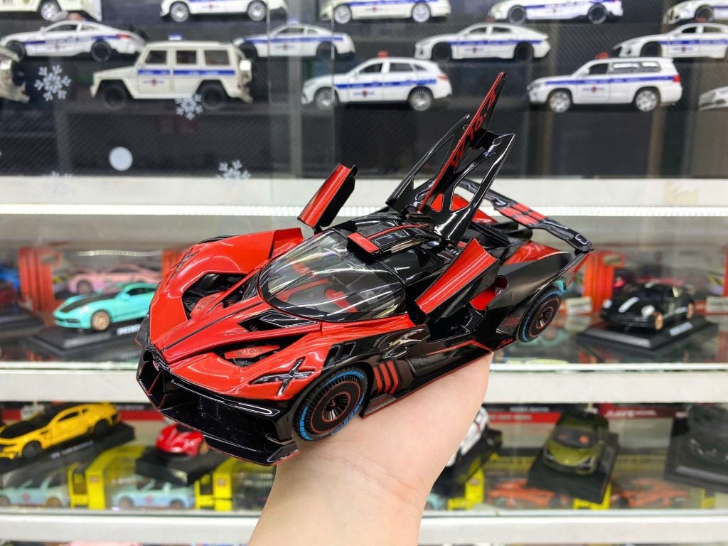 Mô hình xe Bugatti Bolide phun khói - full open 1:24 Chezhi OT133