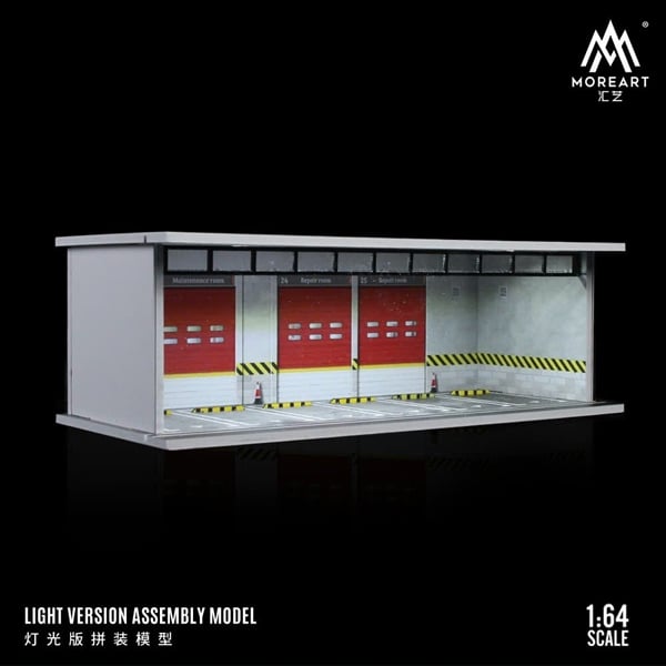  Hộp trưng bày mô phỏng Fire door parking lot lighting panel tỉ lệ 1:64 MoreArt MO914056 