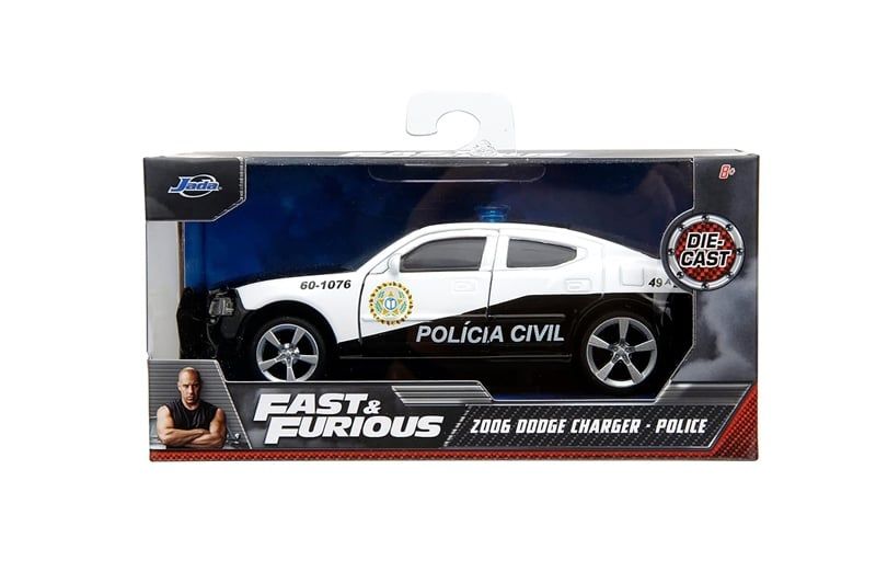  Mô hình xe Dodge Charger Police 2006 Fast & Furious tỉ lệ 1:32 Jada 24075 