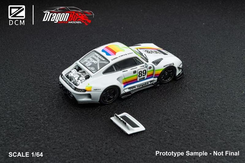  Mô hình xe Porsche 993 punk modified tỉ lệ 1:64 D.BoModel & DCM joint OT64258 