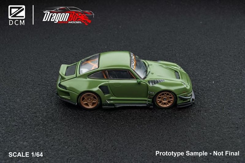  Mô hình xe Porsche 993 punk modified tỉ lệ 1:64 D.BoModel & DCM joint OT64258 