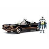  Mô hình xe Batman 1966 Classic Batmobile W/Batman & Robin Figure DC Comics tỉ lệ 1:24 Jada Toys 98259 