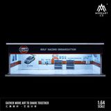  Hộp trưng bày mica mô phỏng Workshop GULF kích thước 30x13.3x10cm tỉ lệ 1:64 MoreArt MO914106 
