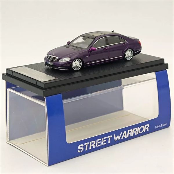  Mô hình xe Mercedes Benz Maybach S600L W221 Limited to 399pcs tỉ lệ 1:64 Street weapon OT64199 
