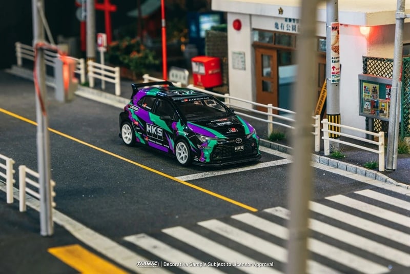  Mô hình xe HKS Toyota GR Corolla tỉ lệ 1:64 Tarmac Works T64G-066-HKS 