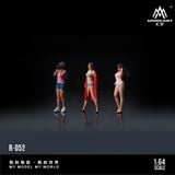  Mô hình nhân vật set figure 3 người Photography Model Doll tỉ lệ 1:64 More Art MO223052 