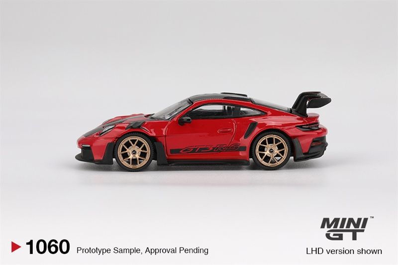  Mô hình xe Porsche 911 (992) GT3 RS Weissach Package Guards Red tỉ lệ 1:64 MiniGT MGT01060 