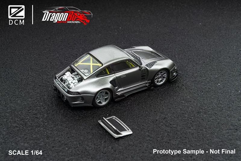  Mô hình xe Porsche 993 punk modified tỉ lệ 1:64 D.BoModel & DCM joint OT64258 