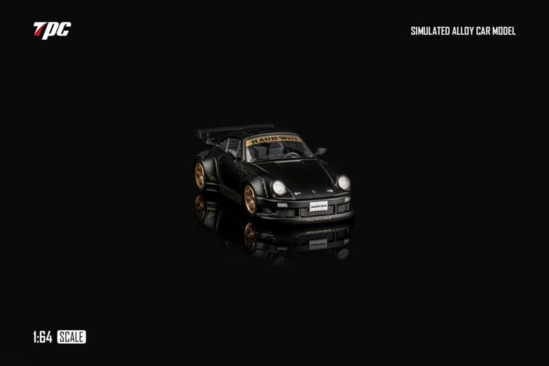  Mô hình xe Porsche RWB 930 Stella Artois - Matte Black tỉ lệ 1:64 TPC OT64276 