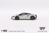  Mô hình xe McLaren Artura Ice Silver card tỉ lệ 1:64 MiniGT 