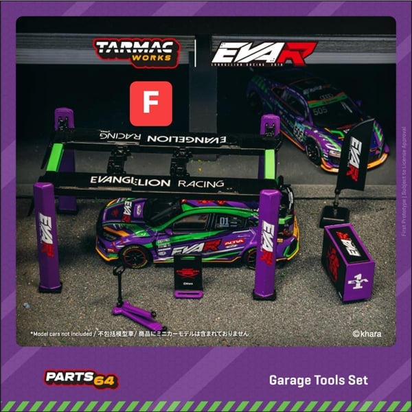  Mô hình phụ kiện Garage Tools Set, EVA Racing 1:64 Tarmac Works 