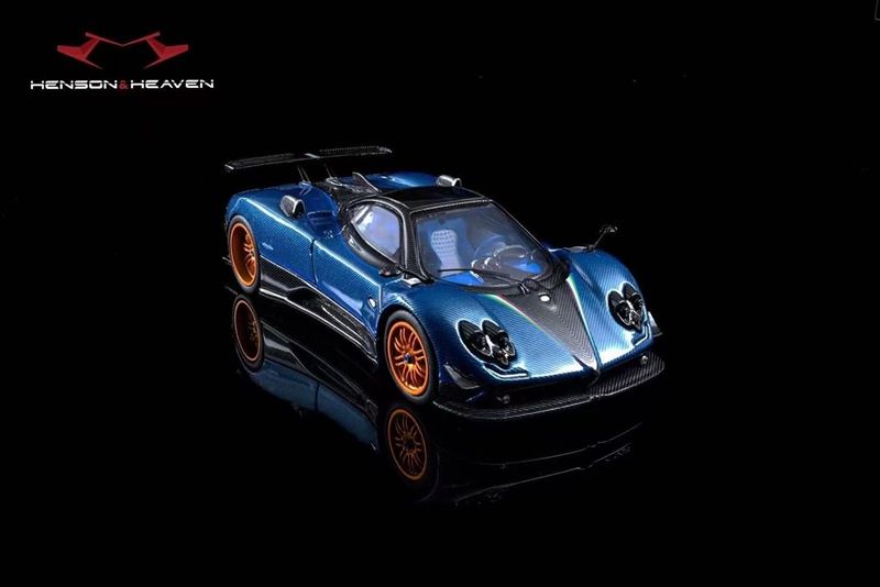  Mô hình xe Pagani Zonda Tricolore tỉ lệ 1:64 HENSON & HEAVEN 64HHM0001 