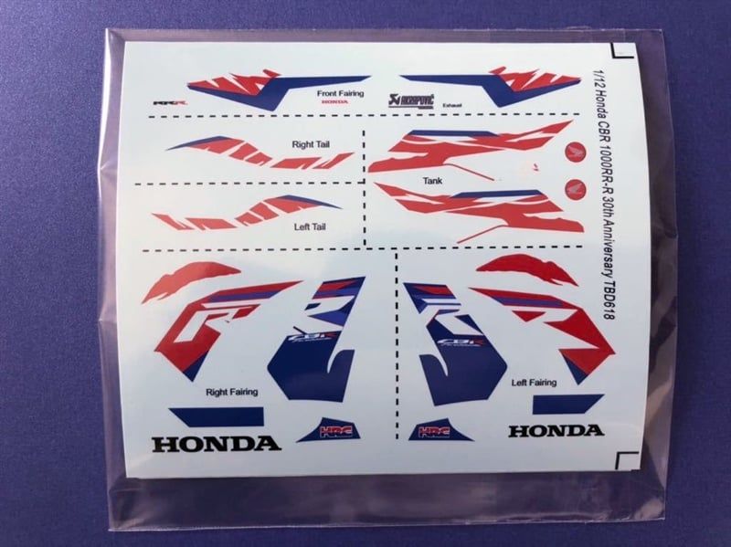  Decal nước Honda CBR1000RR 1:12 DC091 