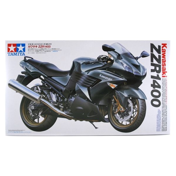  Mô hình Kit Mô Tô Kawasaki ZZR1400 1:12 Tamiya 14111 