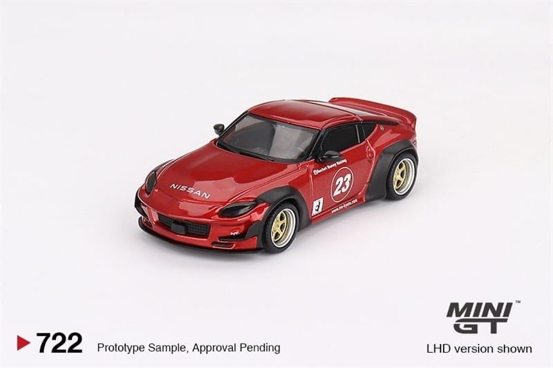  Mô hình xe Nissan Z Pandem Passion Red tỉ lệ 1:64 MiniGT MGT00722-CH 