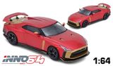  Mô hình xe Nissan GTR R50 By Italsedign tỉ lệ 1:64 Inno64 IN64-R50-RED 